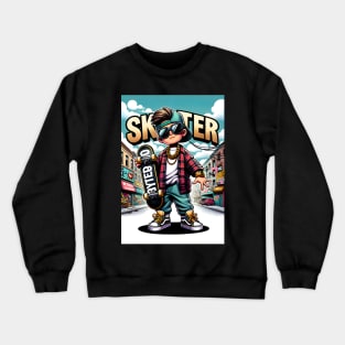 Skater Boy! Crewneck Sweatshirt